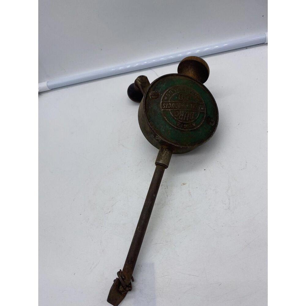 Old Vtg Duro Metal Products Co. No. 412 Hand Crank Rotary Valve Chicago U.S.A